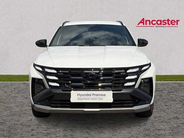 Hyundai TUCSON 1.6T 288 Plug-in Hybrid Black Line 5dr Auto [NI] lid - Atlas white