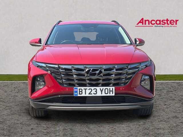 Hyundai TUCSON 1.6 TGDi Hybrid 230 Premium 5dr 2WD Auto Ultimate red