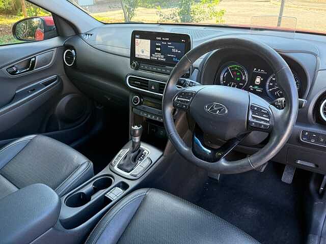 Hyundai KONA 1.6 h-GDi Premium SE SUV 5dr Petrol Hybrid DCT Euro 6 (s/s) (141 ps) Orange