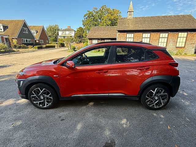 Hyundai KONA 1.6 h-GDi Premium SE SUV 5dr Petrol Hybrid DCT Euro 6 (s/s) (141 ps) Orange