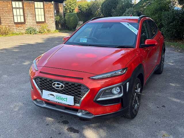 Hyundai KONA 1.6 h-GDi Premium SE SUV 5dr Petrol Hybrid DCT Euro 6 (s/s) (141 ps) Orange