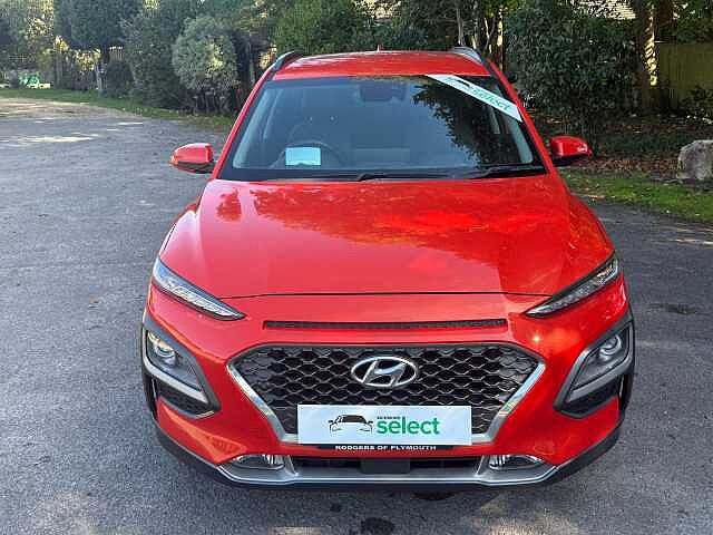 Hyundai KONA 1.6 h-GDi Premium SE SUV 5dr Petrol Hybrid DCT Euro 6 (s/s) (141 ps) Orange