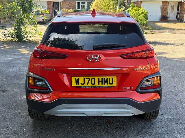 Hyundai KONA 1.6 h-GDi Premium SE SUV 5dr Petrol Hybrid DCT Euro 6 (s/s) (141 ps) Orange