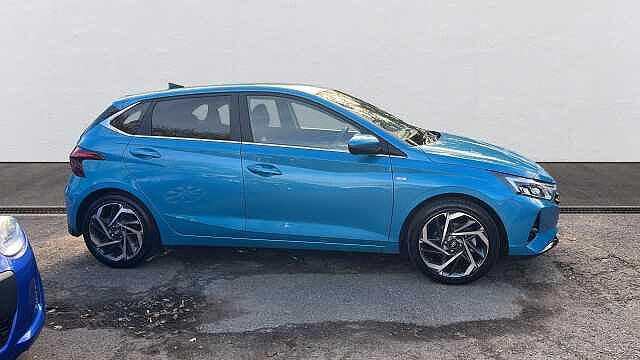 Hyundai I20 1.0 T-GDi MHEV Premium Hatchback 5dr Petrol Hybrid Manual Euro 6 (s/s) (100 ps) Aqua Turquoise