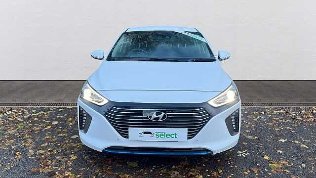 Hyundai IONIQ 1.6 h-GDi Premium SE Hatchback 5dr Petrol Hybrid DCT Euro 6 (s/s) (141 ps) Atlas White/Black Shadow Lt