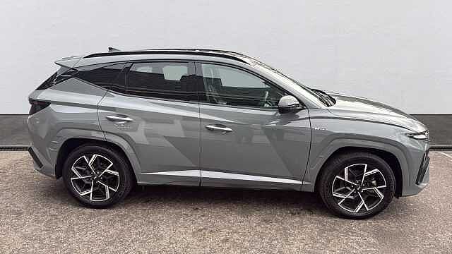 Hyundai TUCSON 1.6 T-GDi N Line S SUV 5dr Petrol Hybrid Auto Euro 6 (s/s) (215 ps) Grey