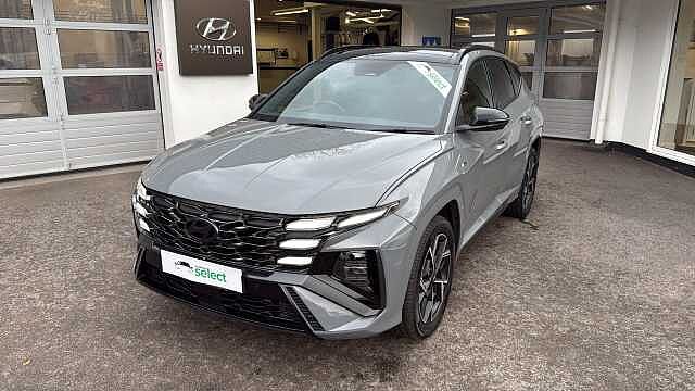Hyundai TUCSON 1.6 T-GDi N Line S SUV 5dr Petrol Hybrid Auto Euro 6 (s/s) (215 ps) Grey