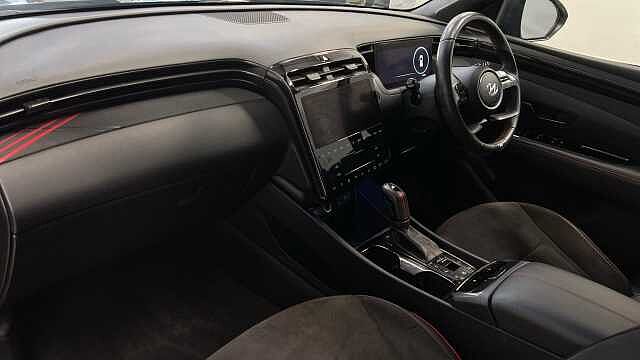 Hyundai TUCSON 1.6 T-GDi MHEV N Line SUV 5dr Petrol Hybrid DCT Euro 6 (s/s) (150 ps) Black