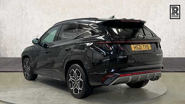 Hyundai TUCSON 1.6 T-GDi MHEV N Line SUV 5dr Petrol Hybrid DCT Euro 6 (s/s) (150 ps) Black
