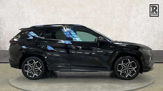 Hyundai TUCSON 1.6 T-GDi MHEV N Line SUV 5dr Petrol Hybrid DCT Euro 6 (s/s) (150 ps) Black