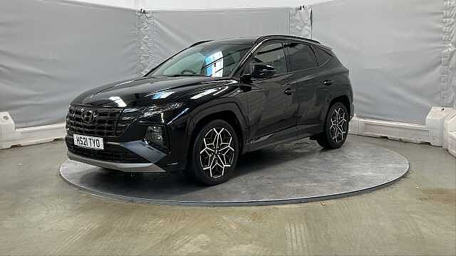 Hyundai TUCSON 1.6 T-GDi MHEV N Line SUV 5dr Petrol Hybrid DCT Euro 6 (s/s) (150 ps) Black