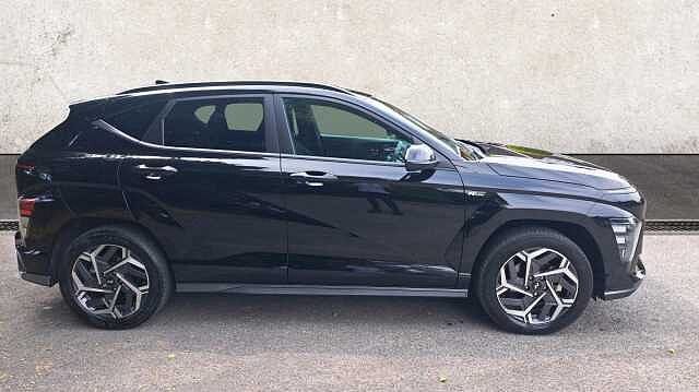 Hyundai KONA 1.6 h-GDi N Line SUV 5dr Petrol Hybrid DCT Euro 6 (s/s) (129 ps) Black