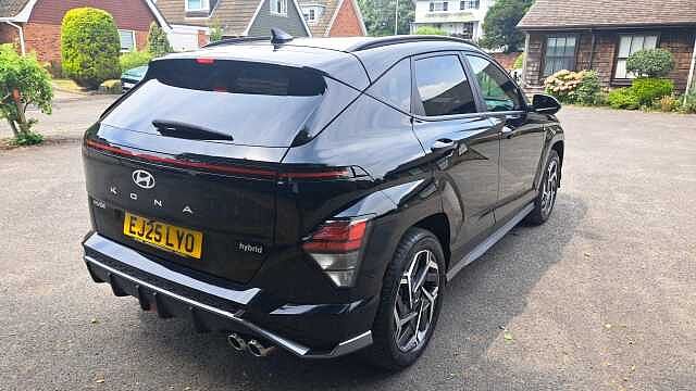 Hyundai KONA 1.6 h-GDi N Line SUV 5dr Petrol Hybrid DCT Euro 6 (s/s) (129 ps) Black
