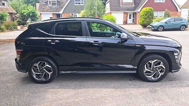 Hyundai KONA 1.6 h-GDi N Line SUV 5dr Petrol Hybrid DCT Euro 6 (s/s) (129 ps) Black