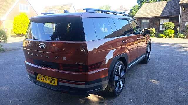 Hyundai SANTA FE 1.6 h T-GDi Ultimate SUV 5dr Petrol Hybrid Auto Euro 6 (s/s) (7Seat) (215 ps) Terracotta Oran/Black Ink