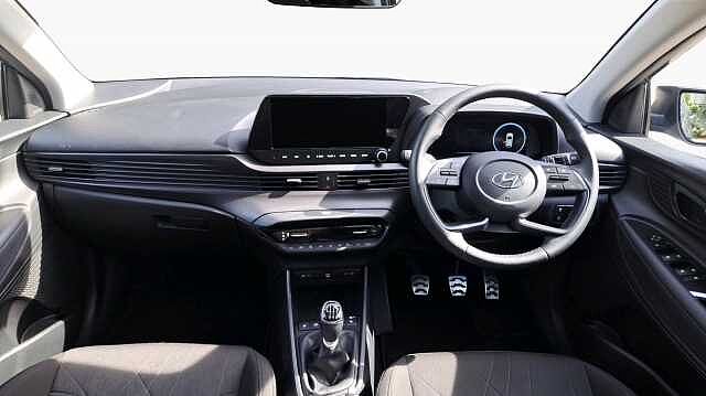 Hyundai BAYON 1.0 T-GDi MHEV Premium SUV 5dr Petrol Hybrid Manual Euro 6 (s/s) (100 ps) Aurora Grey/Black Cloth