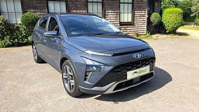 Hyundai BAYON 1.0 T-GDi MHEV Premium SUV 5dr Petrol Hybrid Manual Euro 6 (s/s) (100 ps) Aurora Grey/Black Cloth