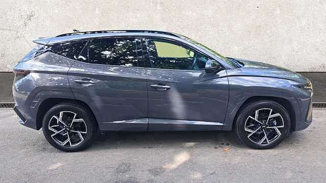 Hyundai TUCSON 1.6 T-GDi N Line SUV 5dr Petrol Hybrid Auto Euro 6 (s/s) (215 ps) ECOTRONIC GREY