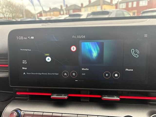 Hyundai KONA 1.0 T-GDi N Line SUV 5dr Petrol DCT Euro 6 (s/s) (120 ps) Black