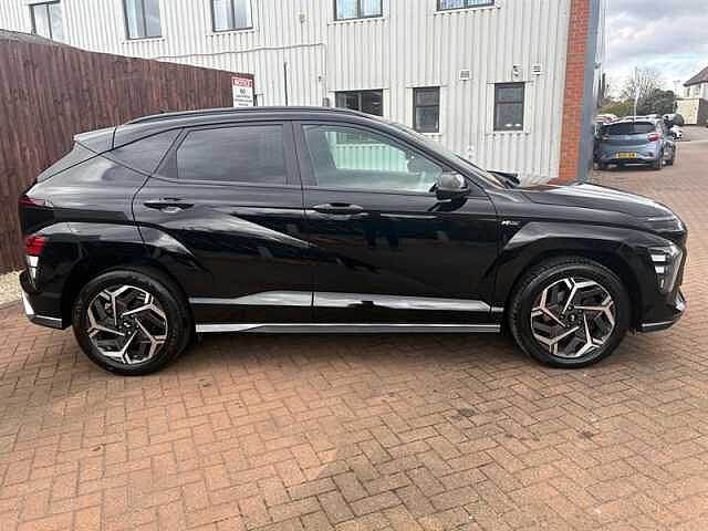 Hyundai KONA 1.0 T-GDi N Line SUV 5dr Petrol DCT Euro 6 (s/s) (120 ps) Black