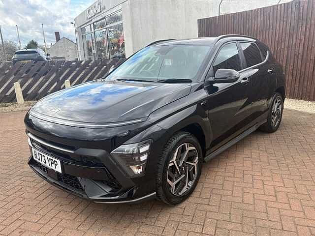 Hyundai KONA 1.0 T-GDi N Line SUV 5dr Petrol DCT Euro 6 (s/s) (120 ps) Black