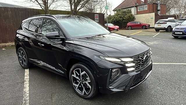 Hyundai TUCSON 1.6 T-GDi 13.8kWh N Line SUV 5dr Petrol Plug-in Hybrid Auto Euro 6 (s/s) (253 ps Black