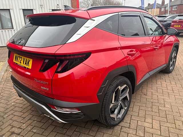 Hyundai TUCSON 1.6 h T-GDi Premium SUV 5dr Petrol Hybrid Auto Euro 6 (s/s) (230 ps) Red