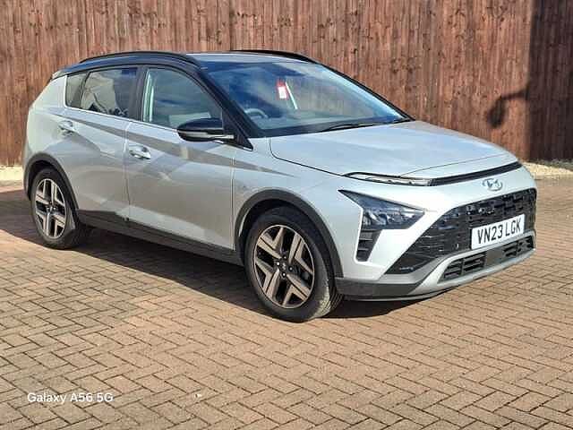 Hyundai BAYON 1.0 T-GDi MHEV Ultimate SUV 5dr Petrol Hybrid Manual Euro 6 (s/s) (120 ps) Silver