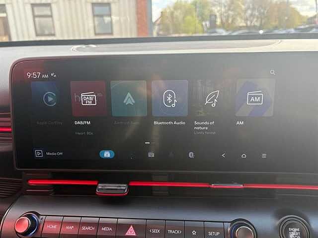 Hyundai KONA 1.6 h-GDi N Line S SUV 5dr Petrol Hybrid DCT Euro 6 (s/s) (129 ps) Black