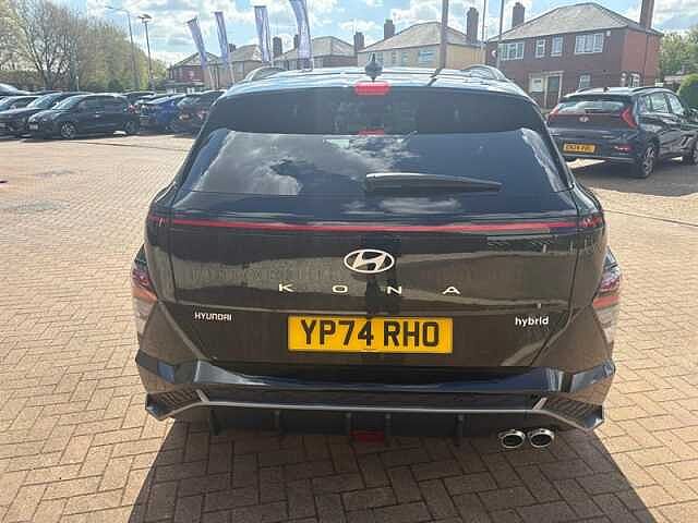 Hyundai KONA 1.6 h-GDi N Line S SUV 5dr Petrol Hybrid DCT Euro 6 (s/s) (129 ps) Black