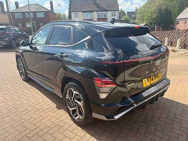Hyundai KONA 1.6 h-GDi N Line S SUV 5dr Petrol Hybrid DCT Euro 6 (s/s) (129 ps) Black