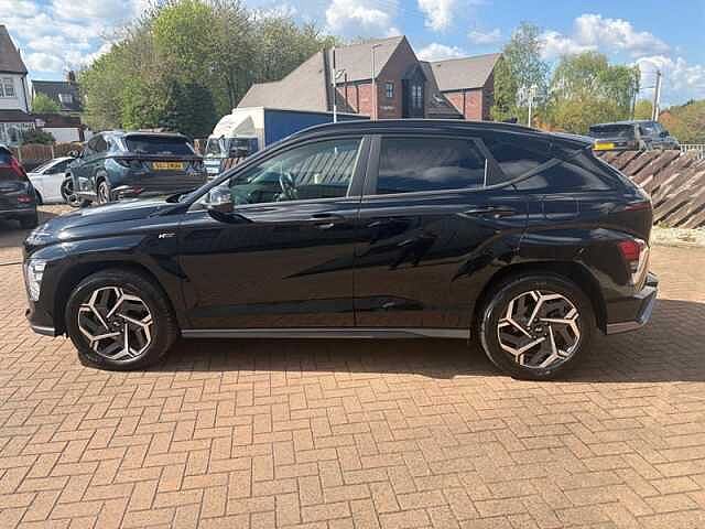 Hyundai KONA 1.6 h-GDi N Line S SUV 5dr Petrol Hybrid DCT Euro 6 (s/s) (129 ps) Black