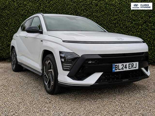 Hyundai KONA 1.6 h-GDi N Line S SUV 5dr Petrol Hybrid DCT Euro 6 (s/s) (141 ps) White