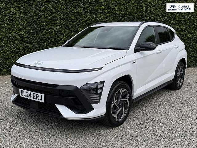 Hyundai KONA 1.6 h-GDi N Line S SUV 5dr Petrol Hybrid DCT Euro 6 (s/s) (141 ps) White