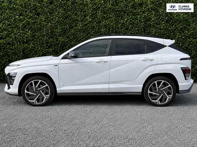 Hyundai KONA 1.6 h-GDi N Line S SUV 5dr Petrol Hybrid DCT Euro 6 (s/s) (141 ps) White