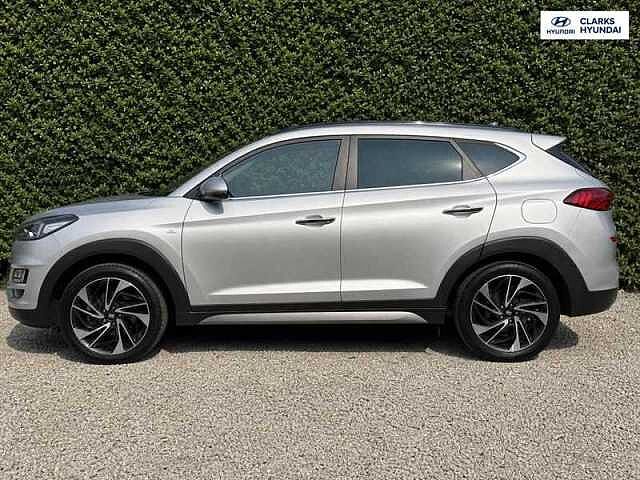 Hyundai TUCSON 1.6 CRDi MHEV Premium SE SUV 5dr Diesel Hybrid DCT Euro 6 (s/s) (136 ps) Silver