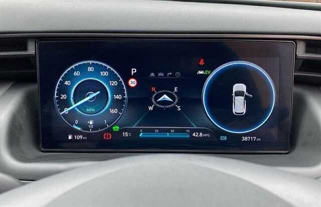 Hyundai TUCSON 1.6 h T-GDi N Line S SUV 5dr Petrol Hybrid Auto Euro 6 (s/s) (230 ps) Silver