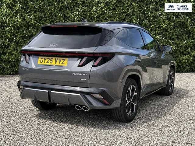 Hyundai TUCSON 1.6 T-GDi MHEV N Line S SUV 5dr Petrol Hybrid DCT 4WD Euro 6 (s/s) (160 ps) Grey