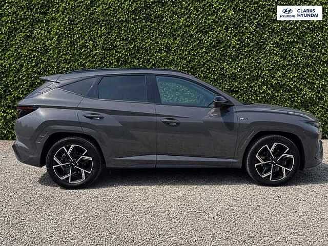 Hyundai TUCSON 1.6 T-GDi MHEV N Line S SUV 5dr Petrol Hybrid DCT 4WD Euro 6 (s/s) (160 ps) Grey