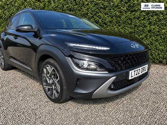 Hyundai KONA 1.6 h-GDi Premium SUV 5dr Petrol Hybrid DCT Euro 6 (s/s) (141 ps) Black