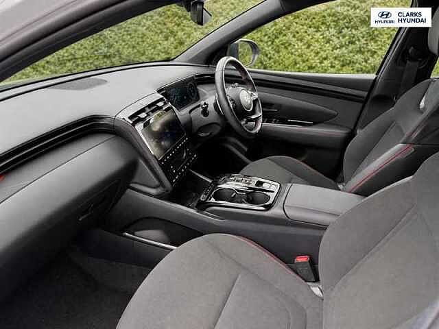 Hyundai TUCSON 1.6 h T-GDi N Line SUV 5dr Petrol Hybrid Auto Euro 6 (s/s) (230 ps) White