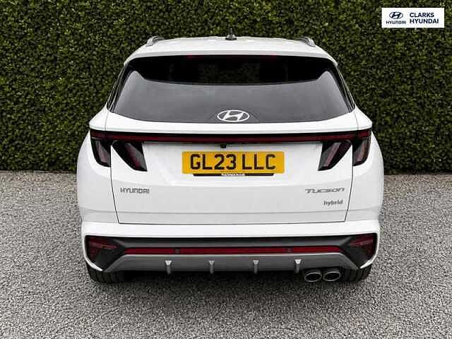 Hyundai TUCSON 1.6 h T-GDi N Line SUV 5dr Petrol Hybrid Auto Euro 6 (s/s) (230 ps) White