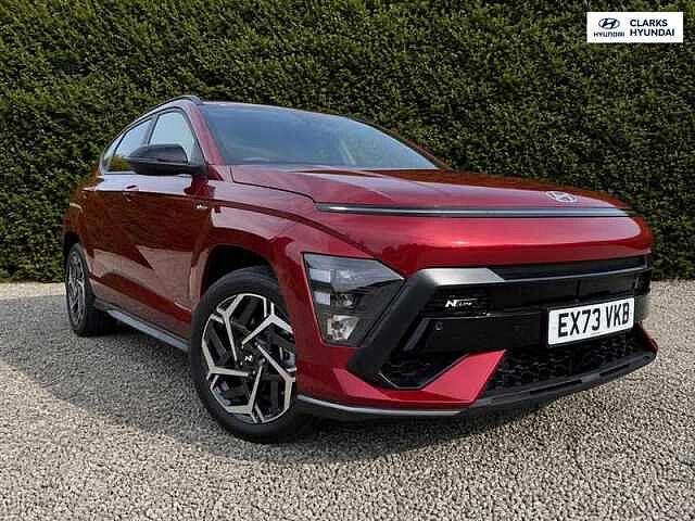 Hyundai KONA 1.6 h-GDi N Line SUV 5dr Petrol Hybrid DCT Euro 6 (s/s) (141 ps) Red