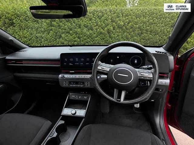 Hyundai KONA 1.6 h-GDi N Line SUV 5dr Petrol Hybrid DCT Euro 6 (s/s) (141 ps) Red
