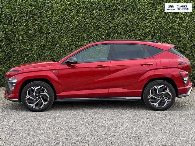 Hyundai KONA 1.6 h-GDi N Line SUV 5dr Petrol Hybrid DCT Euro 6 (s/s) (141 ps) Red