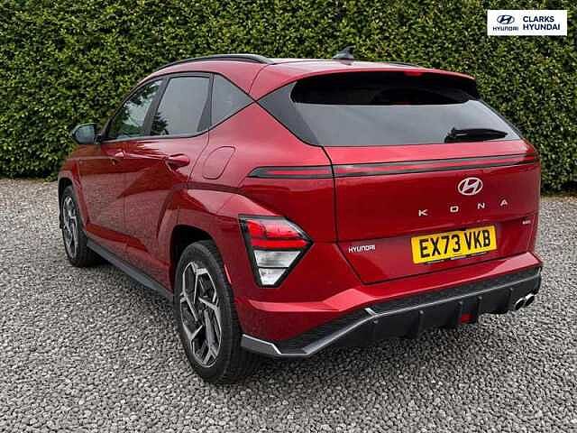 Hyundai KONA 1.6 h-GDi N Line SUV 5dr Petrol Hybrid DCT Euro 6 (s/s) (141 ps) Red