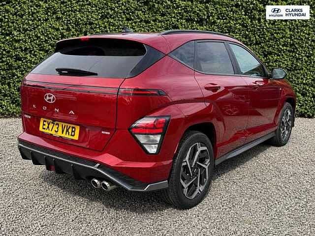 Hyundai KONA 1.6 h-GDi N Line SUV 5dr Petrol Hybrid DCT Euro 6 (s/s) (141 ps) Red