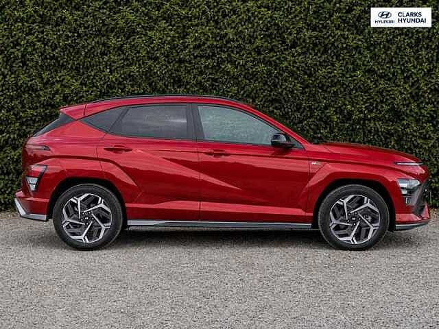Hyundai KONA 1.6 h-GDi N Line SUV 5dr Petrol Hybrid DCT Euro 6 (s/s) (141 ps) Red