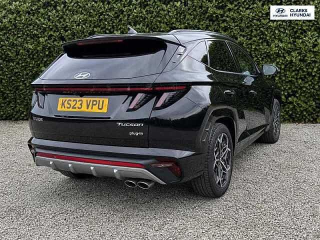 Hyundai TUCSON 1.6 T-GDi 13.8kWh N Line S SUV 5dr Petrol Plug-in Hybrid Auto 4WD Euro 6 (s/s) ( Black
